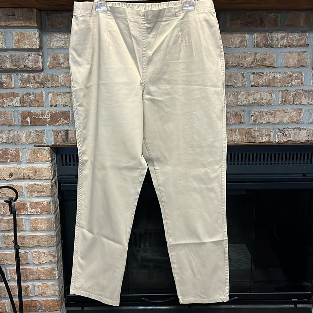 White Stag stretch khaki corduroy pull on pants